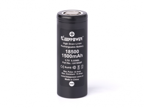 Keeppower 18500 - 1500mAh